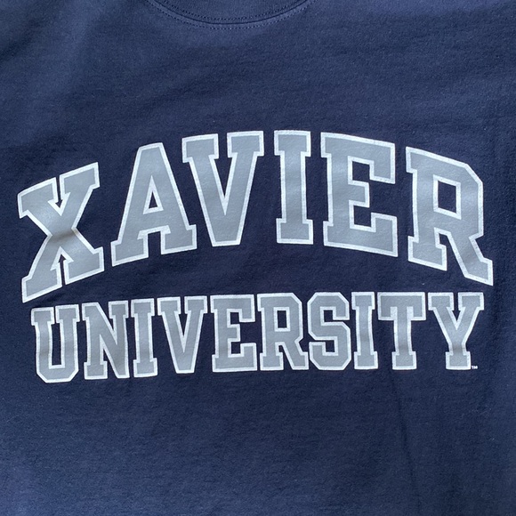 Small Champion Navy Xavier University Shirt - Picture 3 of 3